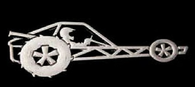OFF ROAD Sand Rail Stainless Steel Emblem