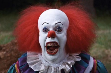 tim curry IT Pennywise the Dancing Clown Sticker