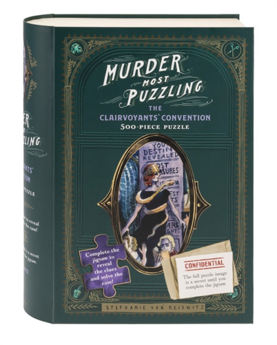 Murder Most Puzzling The Clairvoyants' Convention 500-Piece Puzzle 9781797209555 Jigsaw