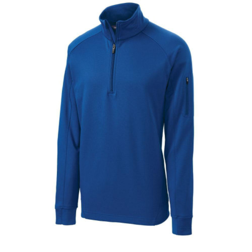 Embroidered Mens Tech Fleece Qtr Zip Pullover-GDay