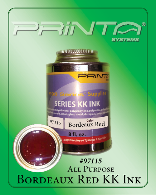 KK SERIES INK, BORDEAUX RED 990 Series Inks