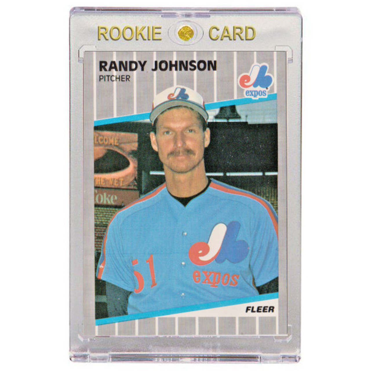 Randy Johnson Montreal Expos 1989 Fleer 381 Rookie Card