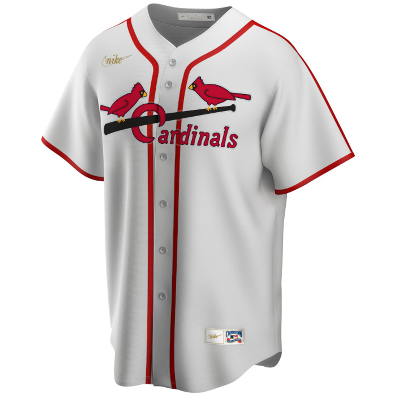 Men’s Nike Stan Musial St. Louis Cardinals Cooperstown Collection White ...