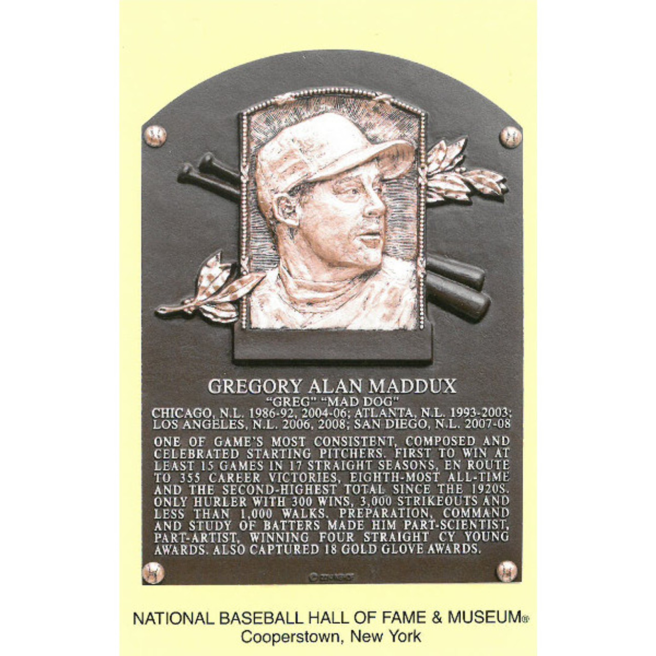 Maddux, La Russa won't have logos on Hall of Fame plaques
