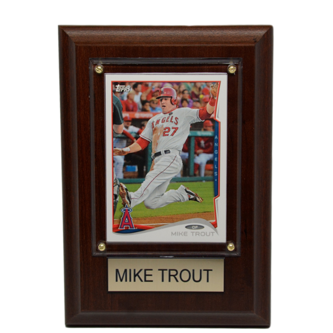 Mike Trout Signed Los Angeles White Baseball Jersey The Kiiid