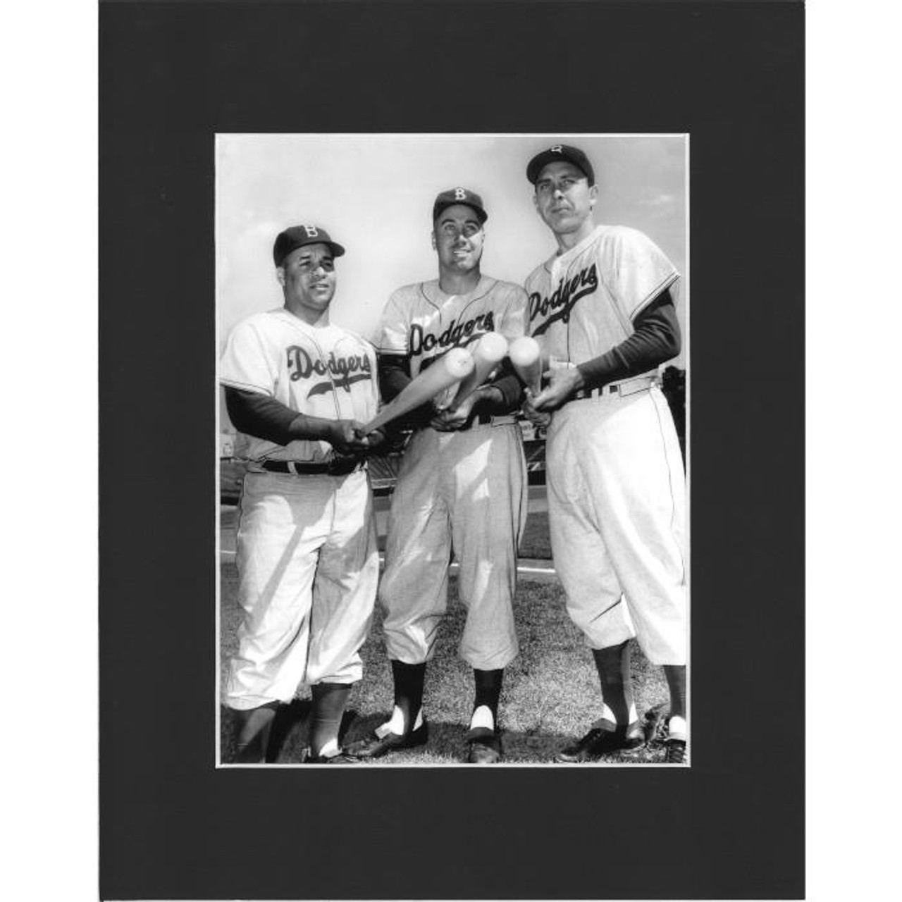 Roy Campanella Autographed Photograph - Framed 8x10 Pre Accident