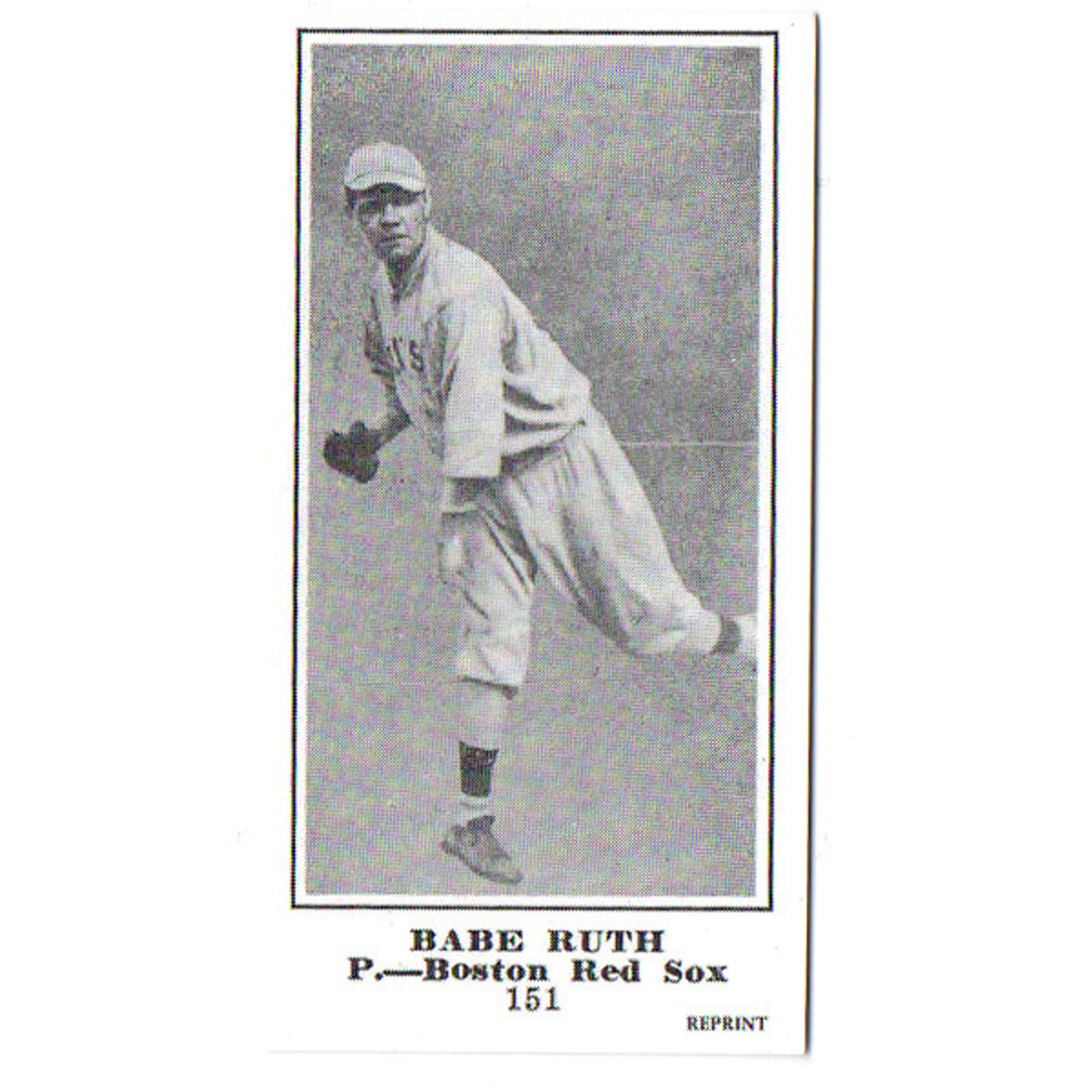 Rookie Babe Ruth Baseball Card