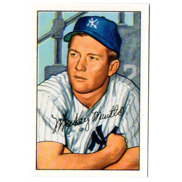 Mickey Mantle Rookie Baseball Card Mickey Mantle Rookie Baseball Card