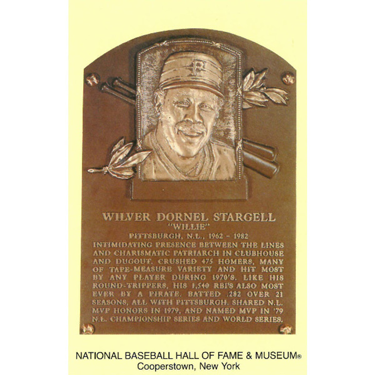 Stargell, Willie  Baseball Hall of Fame