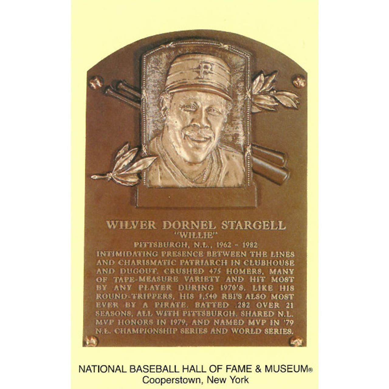 Willie Stargell, baseball Hall of Famer