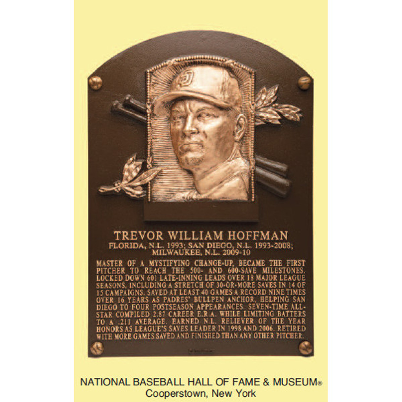 Hoffman, Trevor  Baseball Hall of Fame