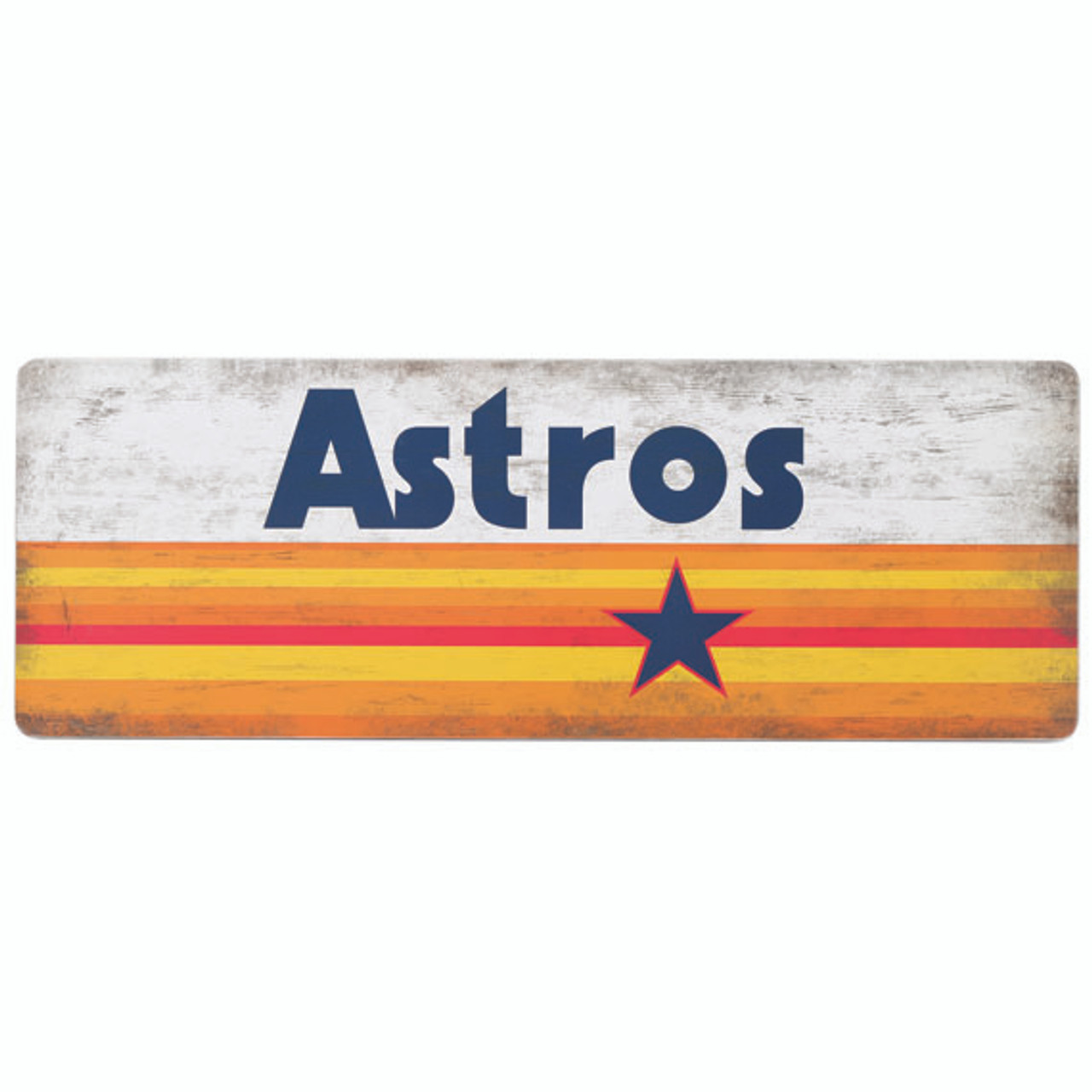 Open Road Houston Astros 10 x 28 Wood Cooperstown Collection Wall Art