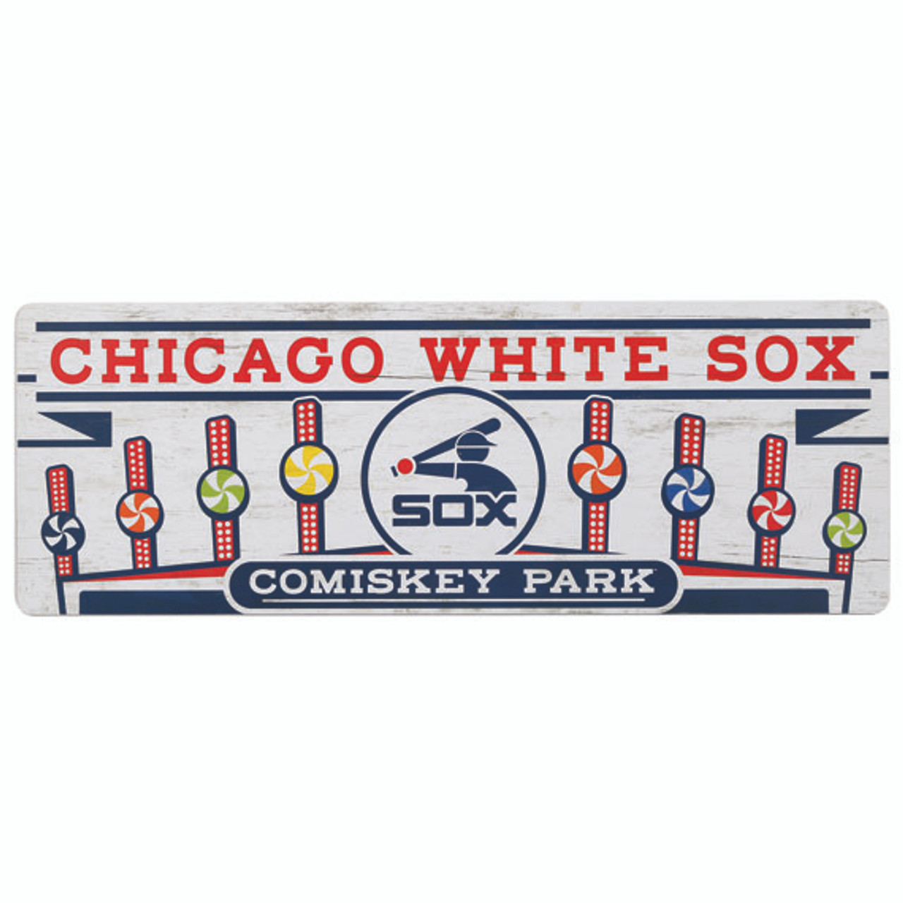 Open Road Chicago White Sox 10 x 28 Wood Cooperstown Collection Wall Art