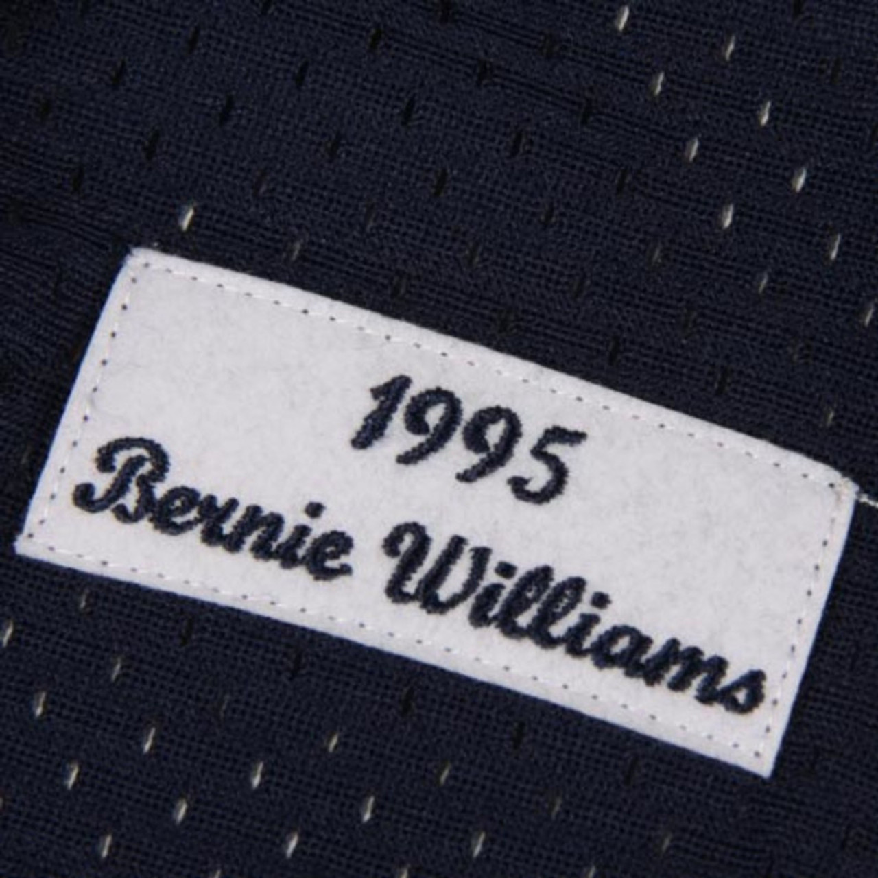 JOTD Bernie Williams Mitchell & Ness 1995 Home Jersey with a