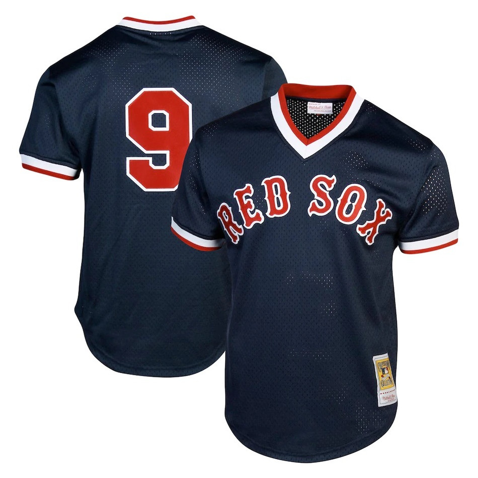 Men's Mitchell & Ness Ted Williams 1990 Boston Red Sox Batting