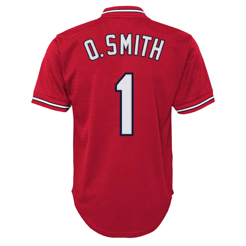 Men's Mitchell & Ness Ozzie Smith 1996 St. Louis Cardinals Batting