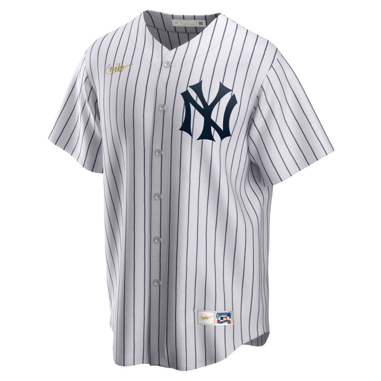 Men’s New York Yankees Gleyber Torres Navy Cooperstown Collection Mesh Batting Practice Jersey