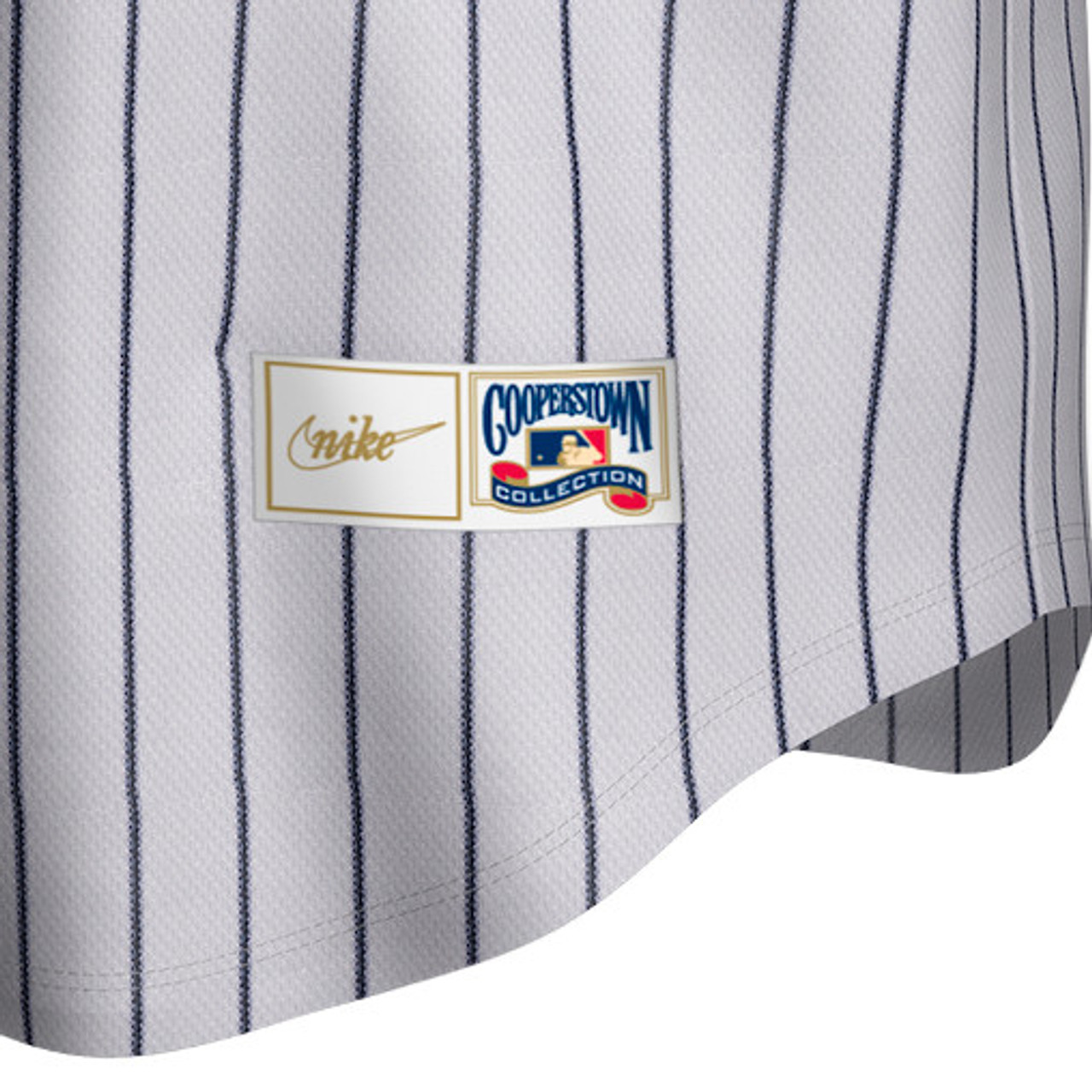 Men’s Nike Yogi Berra New York Yankees Cooperstown Collection Navy  Pinstripe Jersey
