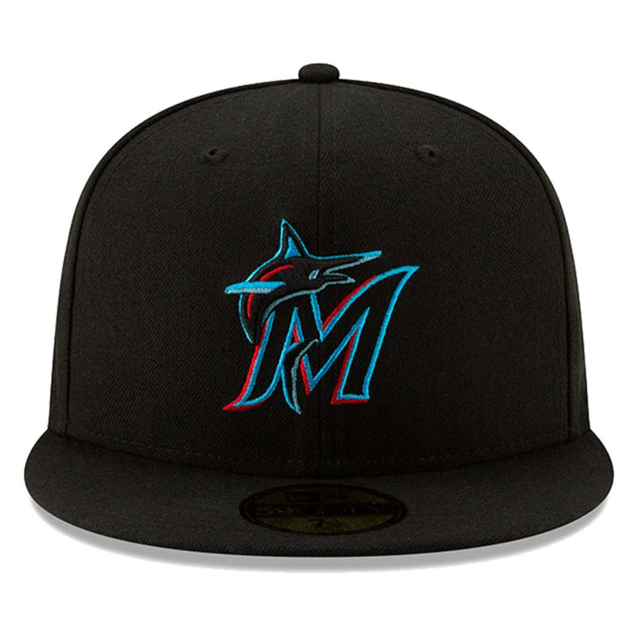 Miami Marlins New Era Cooperstown Collection Retro City 59FIFTY Fitted Hat  - White
