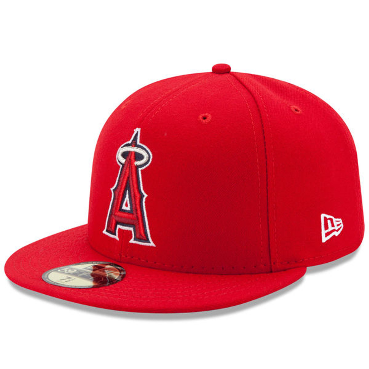 spannend Wauw spons Men's New Era Los Angeles Angels Red On-Field 59FIFTY Fitted Cap