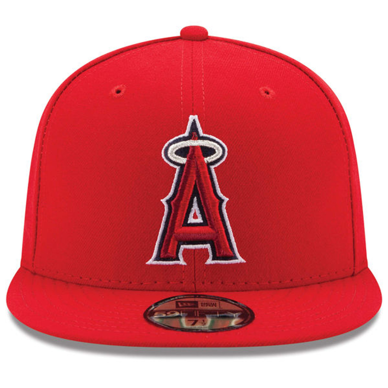 Men's New Era Los Angeles Angels Red On-Field 59FIFTY Fitted Cap