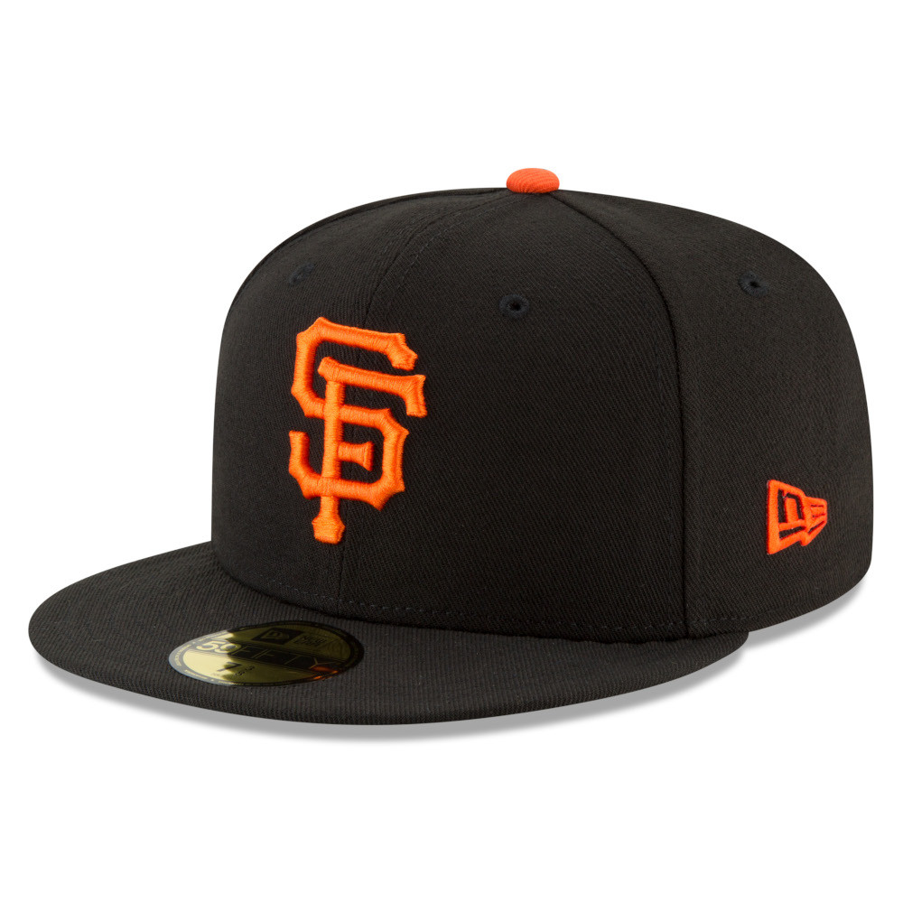Men's New Era San Francisco Giants Black On-Field 59FIFTY Fitted Cap
