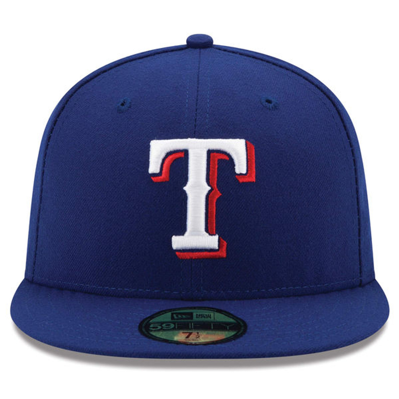 Texas Rangers New Era Pi Black Metallic Side Patch 59FIFTY Fitted Hat, 7 7/8 / Black