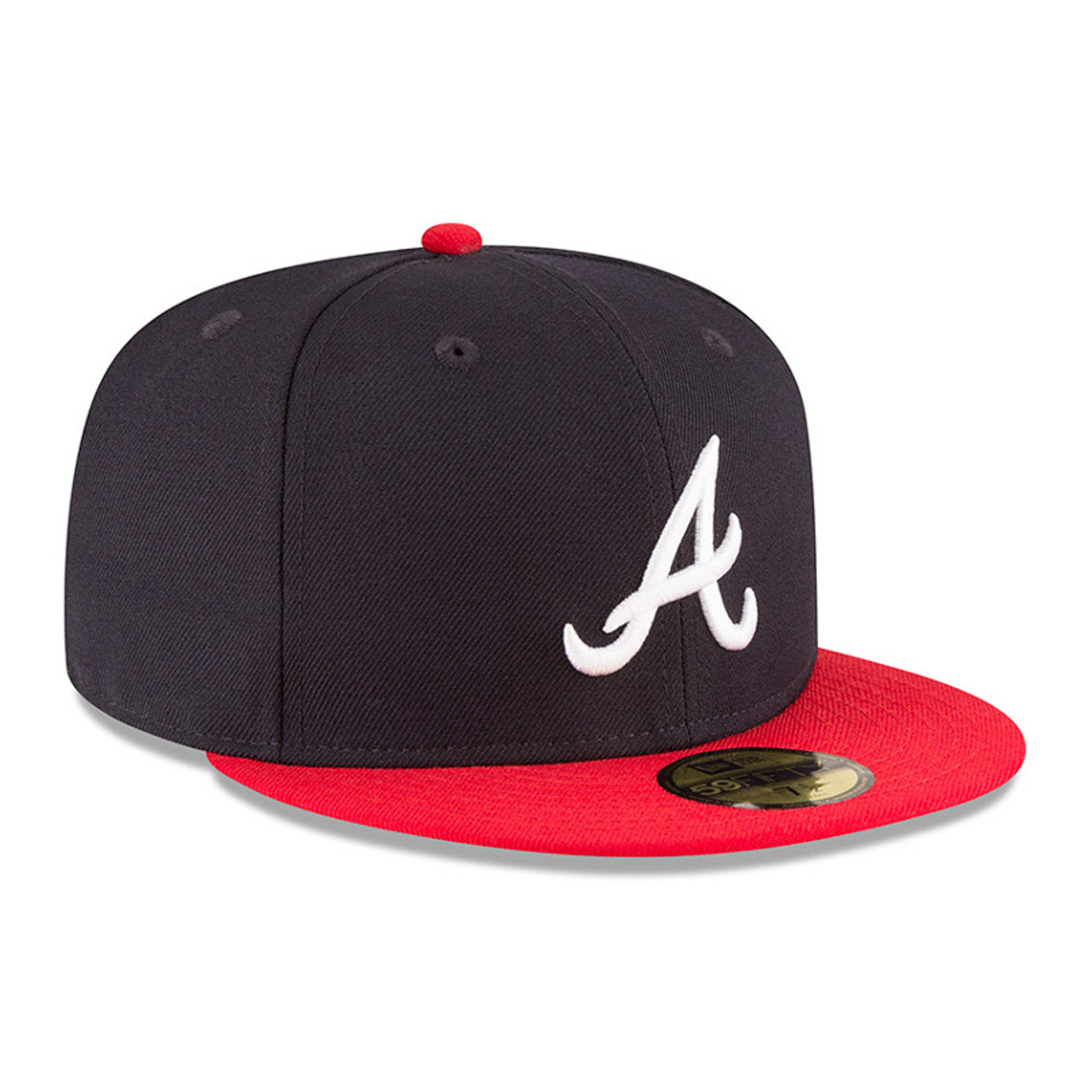 Men's New Era White/Black Atlanta Braves 1995 World Series Champions Neon Eye 59FIFTY Fitted Hat