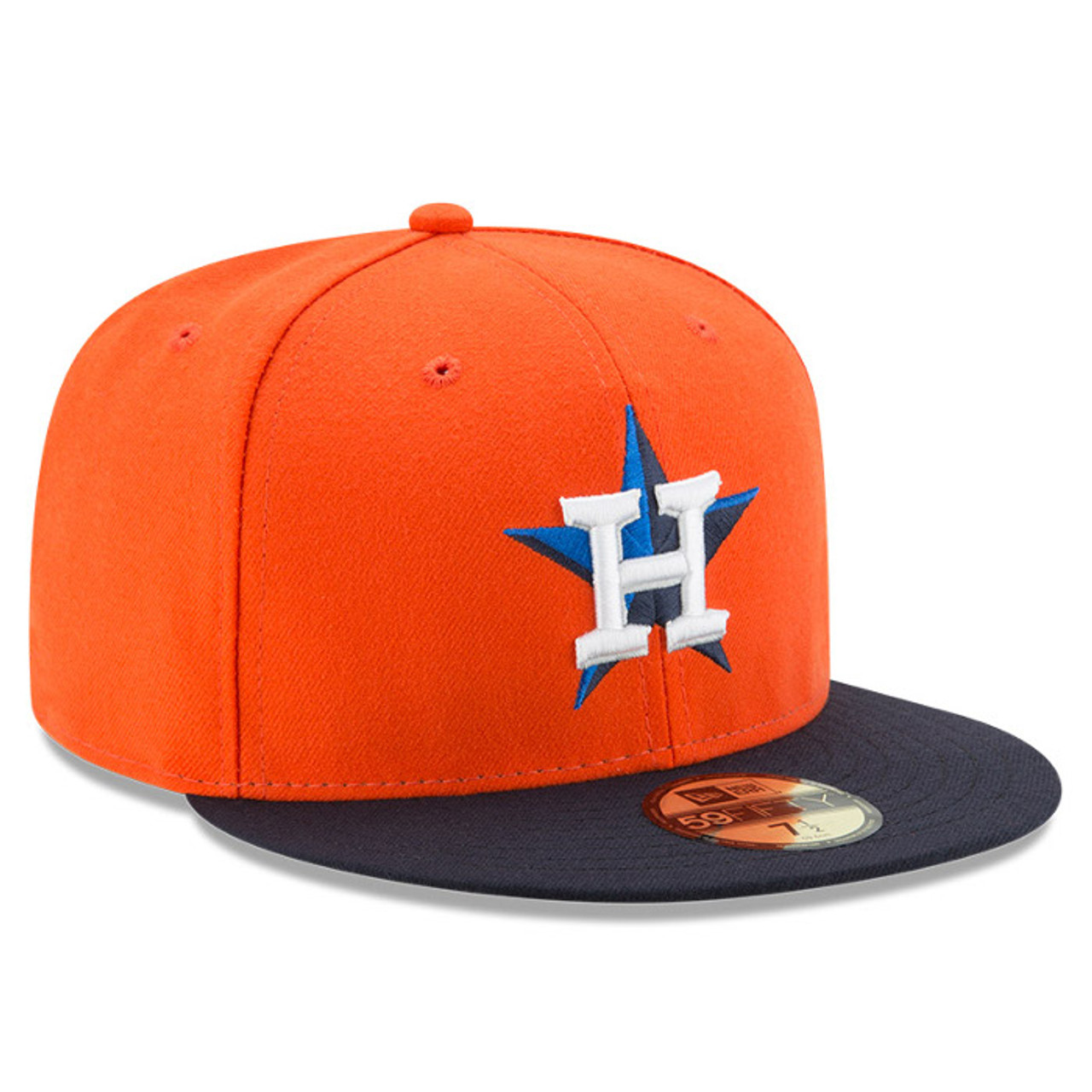 Youth New Era Houston Astros Alternate 59FIFTY AC Fitted Cap