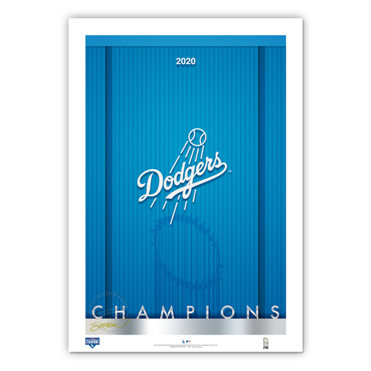 los angeles dodgers stencil