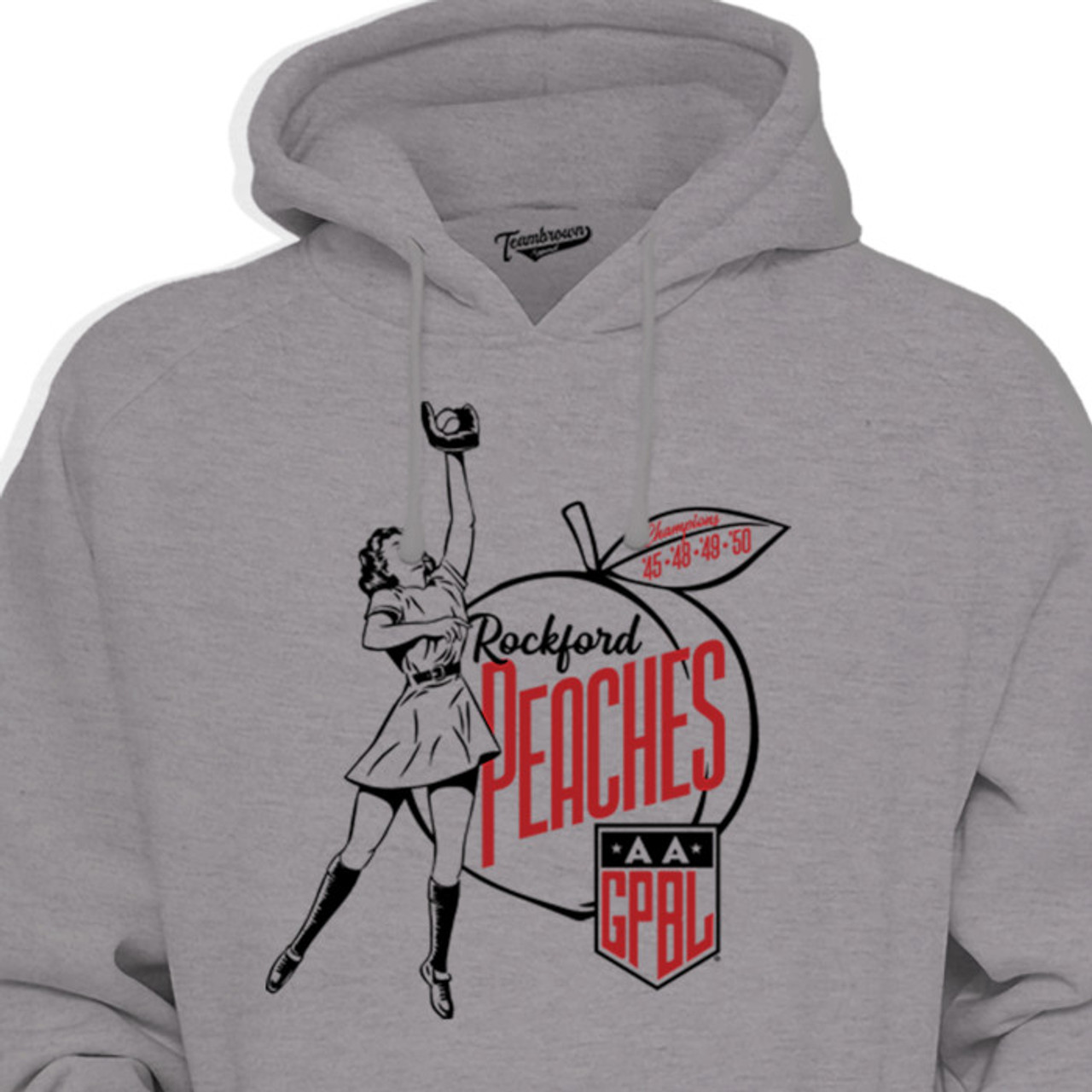 Independent Trading Rockford Peaches Logo Crewneck Sweatshirt XL / Sandstone