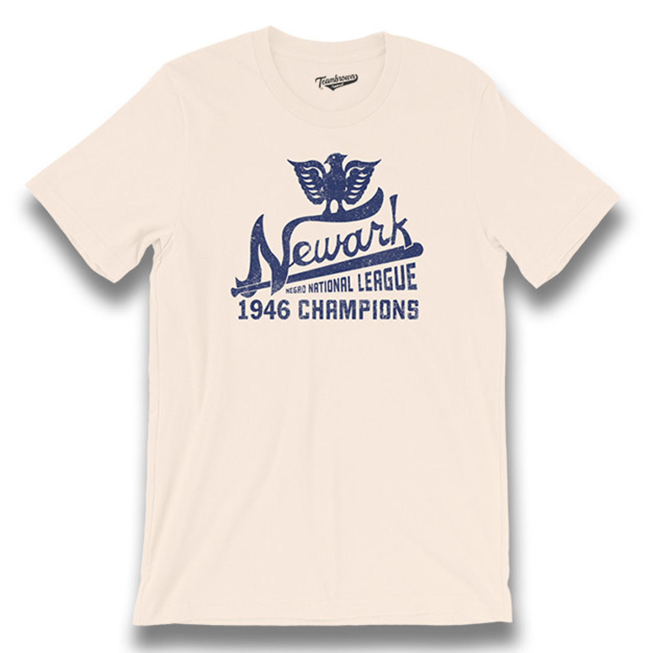 Men's Teambrown Jackie Robinson Kansas City Monarchs Gray Name & Number T- Shirt