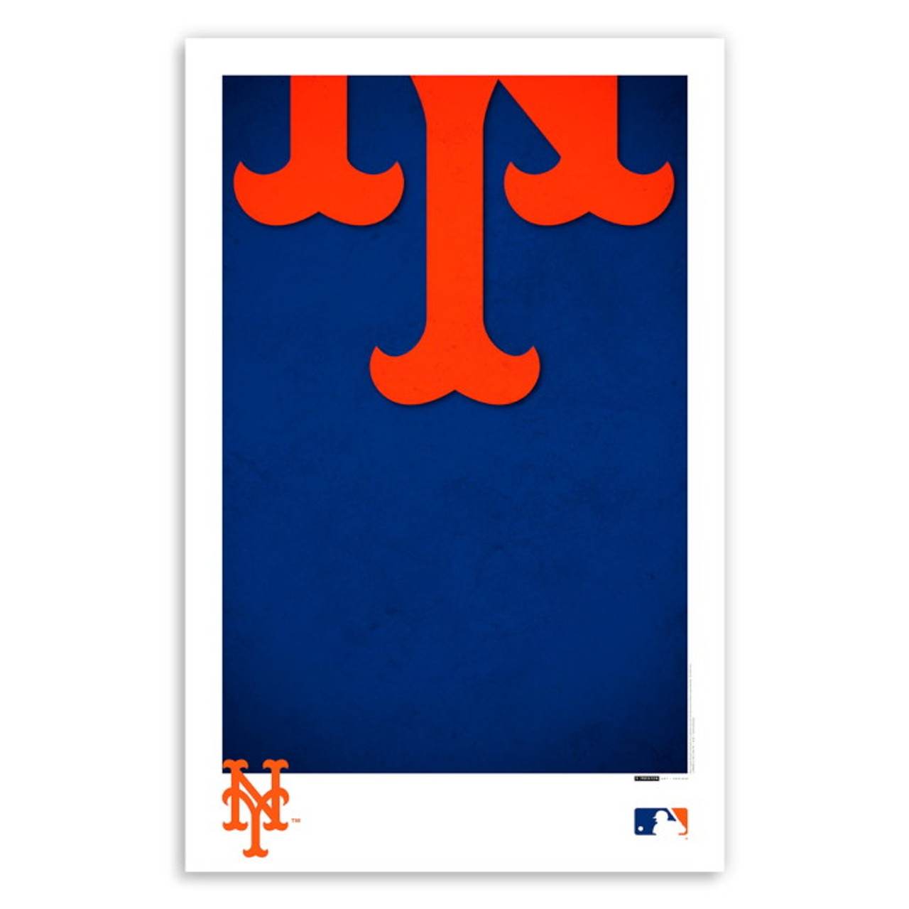 New York Mets Minimalist Team Logo Collection 11 x 17 Fine Art Print by artist S. new-york-mets-minimalist-team-logo-collection-11-x-17-fine-art-print-by-artist-s