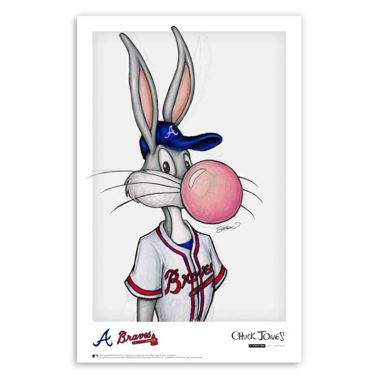 Vintage Atlanta Braves Looney Tunes Tee