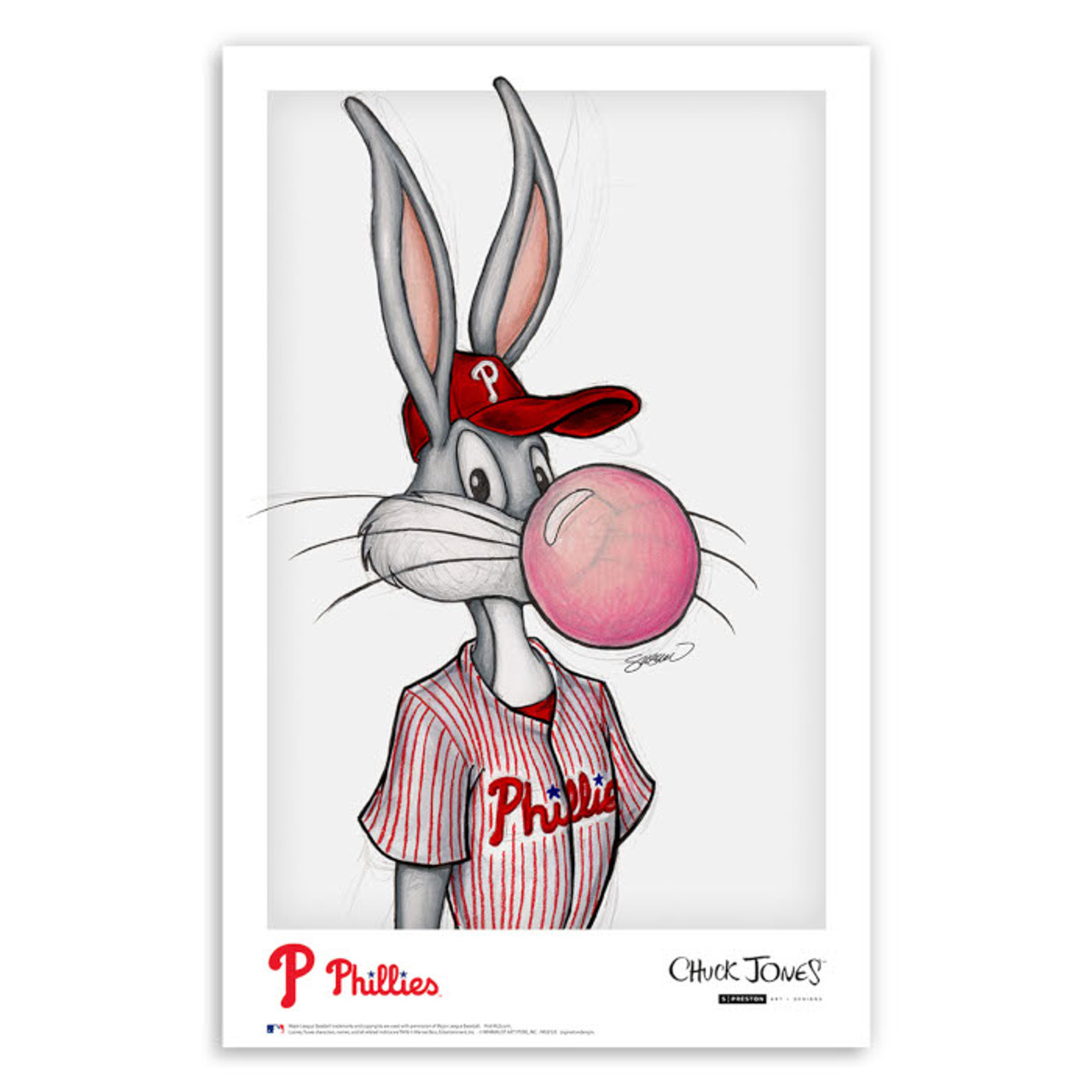 Philadelphia Phillies Looney Tunes Bugs Bunny Baseball Jersey -   Worldwide Shipping