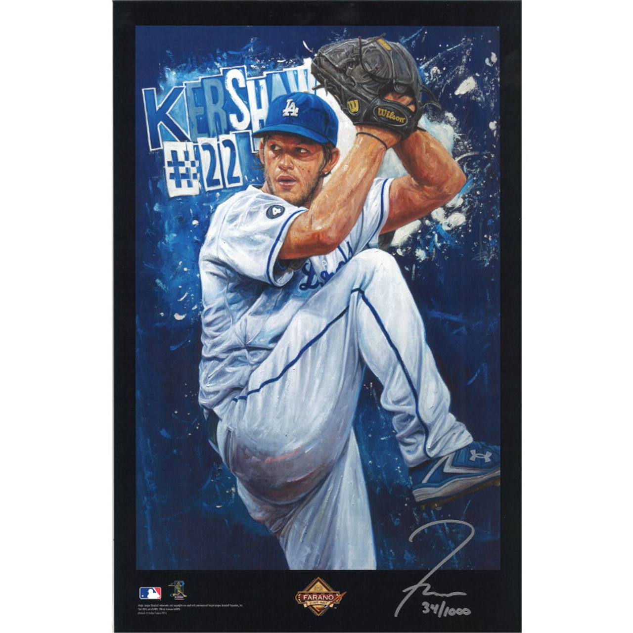 Clayton Kershaw Los Angeles Dodgers Trading Cards Set