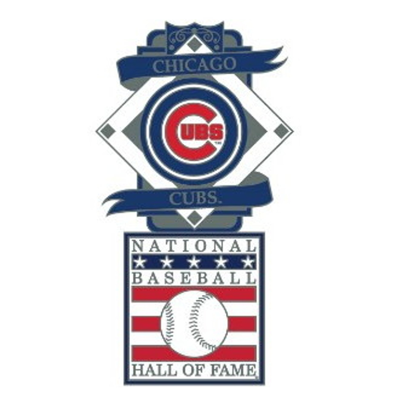 Chicago Cubs Cooperstown Collection Cap Pin Set