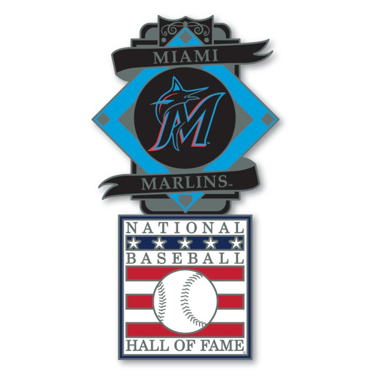 Miami Marlins Logo Pin