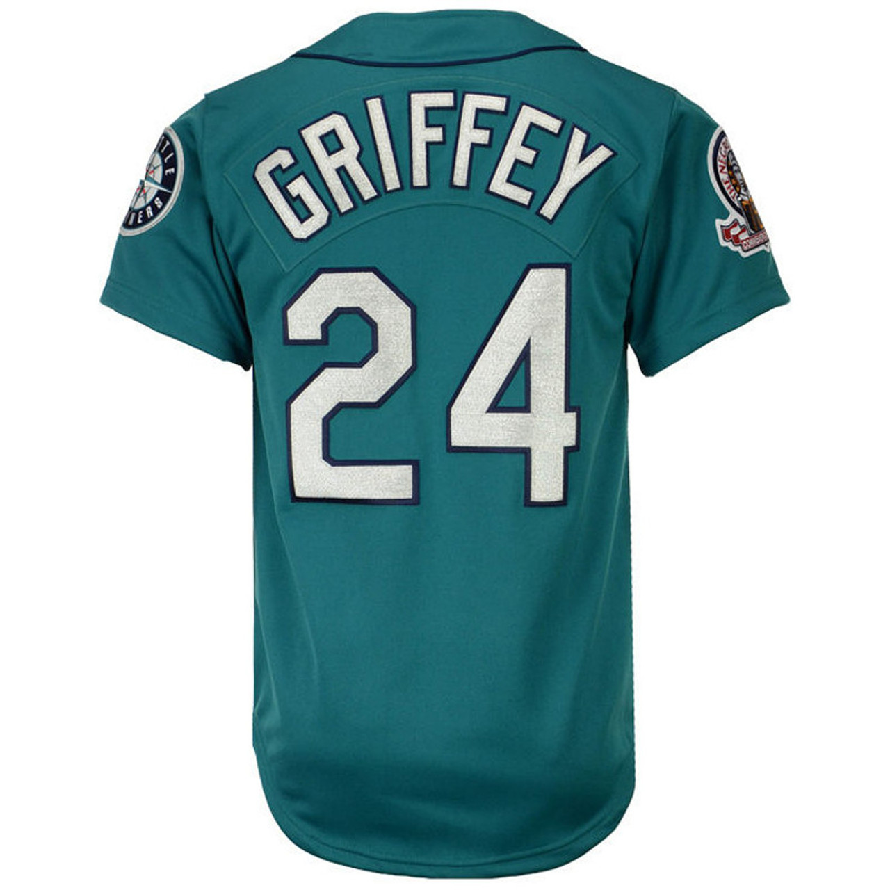 Men's Mitchell Ness Ken Griffey Jr 1995 Seattle Mariners Authentic  Alternate Jersey