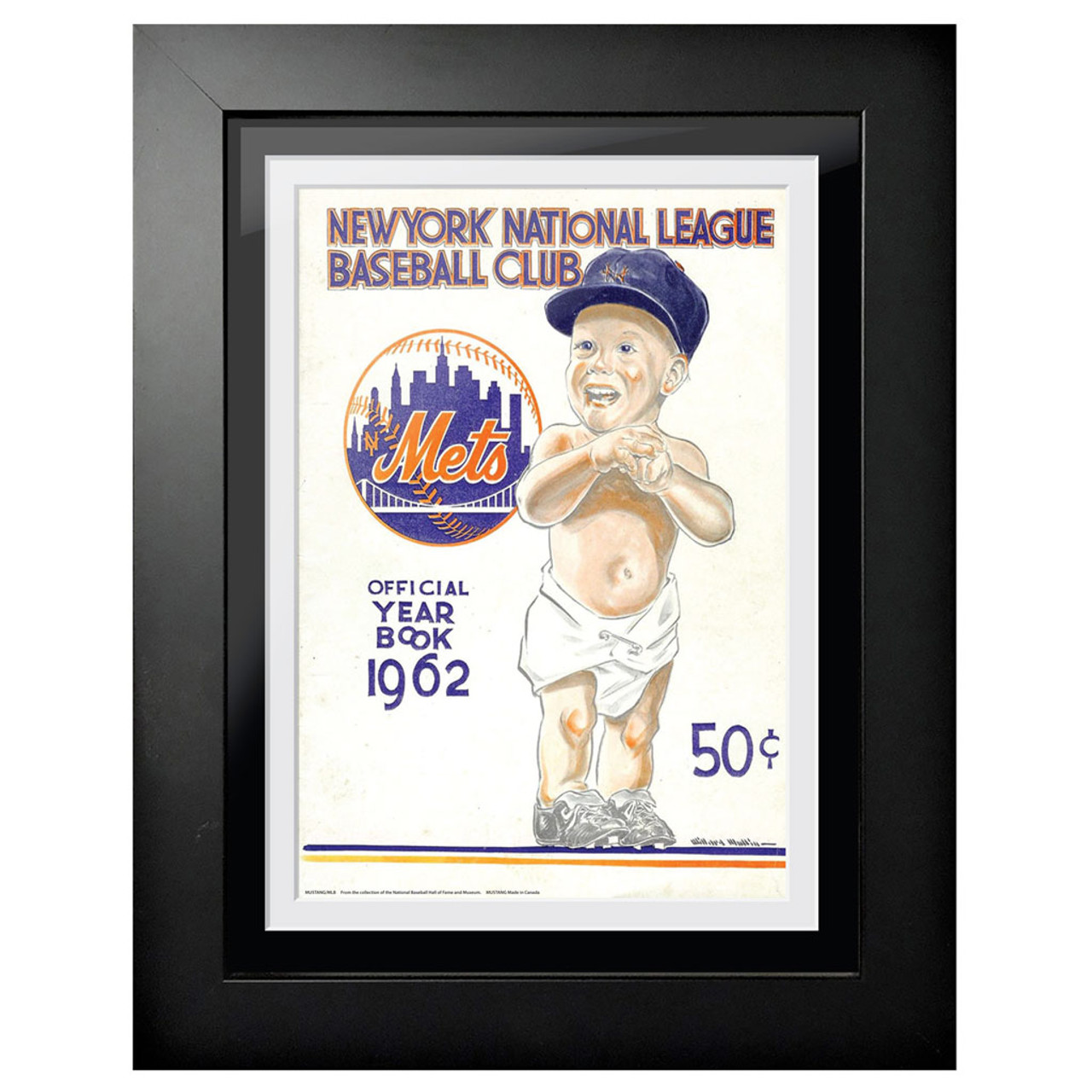  New York Mets MLB Poster Set of Six Vintage Baseball