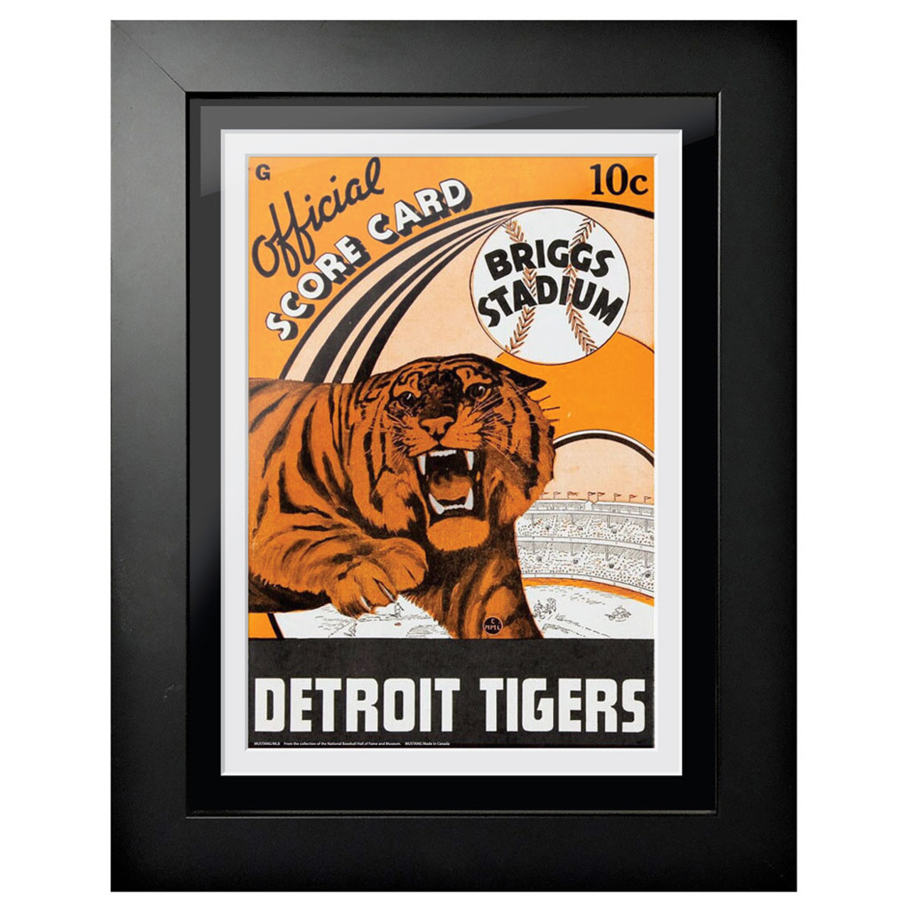 Vintage Detroit Tigers Score Book Art - Row One Brand