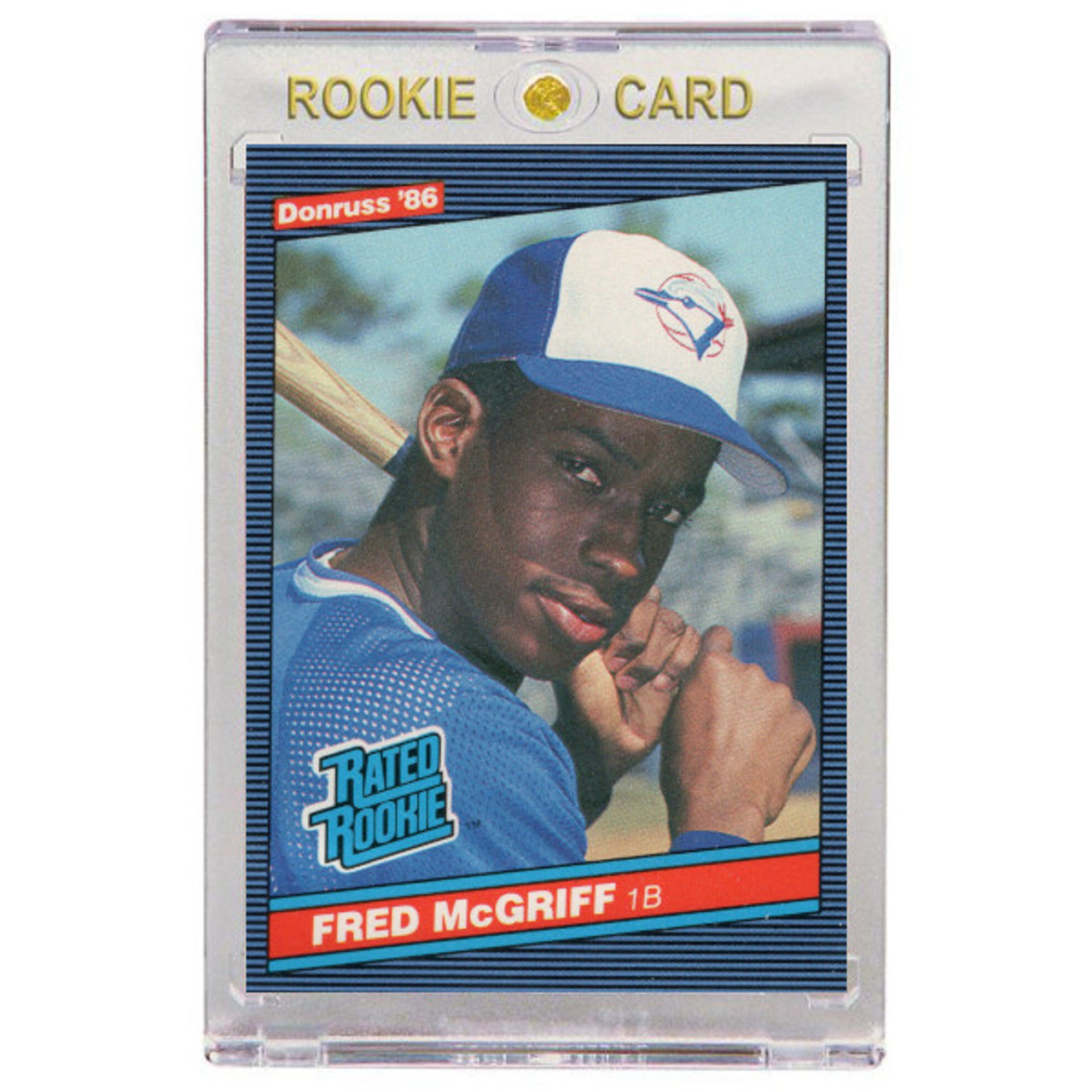  Fred McGriff Card #621 1986 Leaf Donruss Toronto Blue