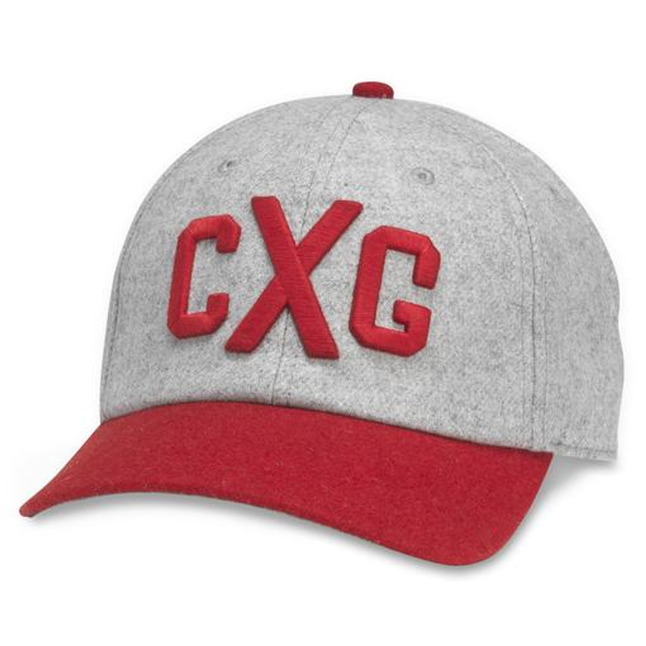 Men's Cuban X Giants Negro League Archive Legends Heather Grey & Red  Adjustable Cap
