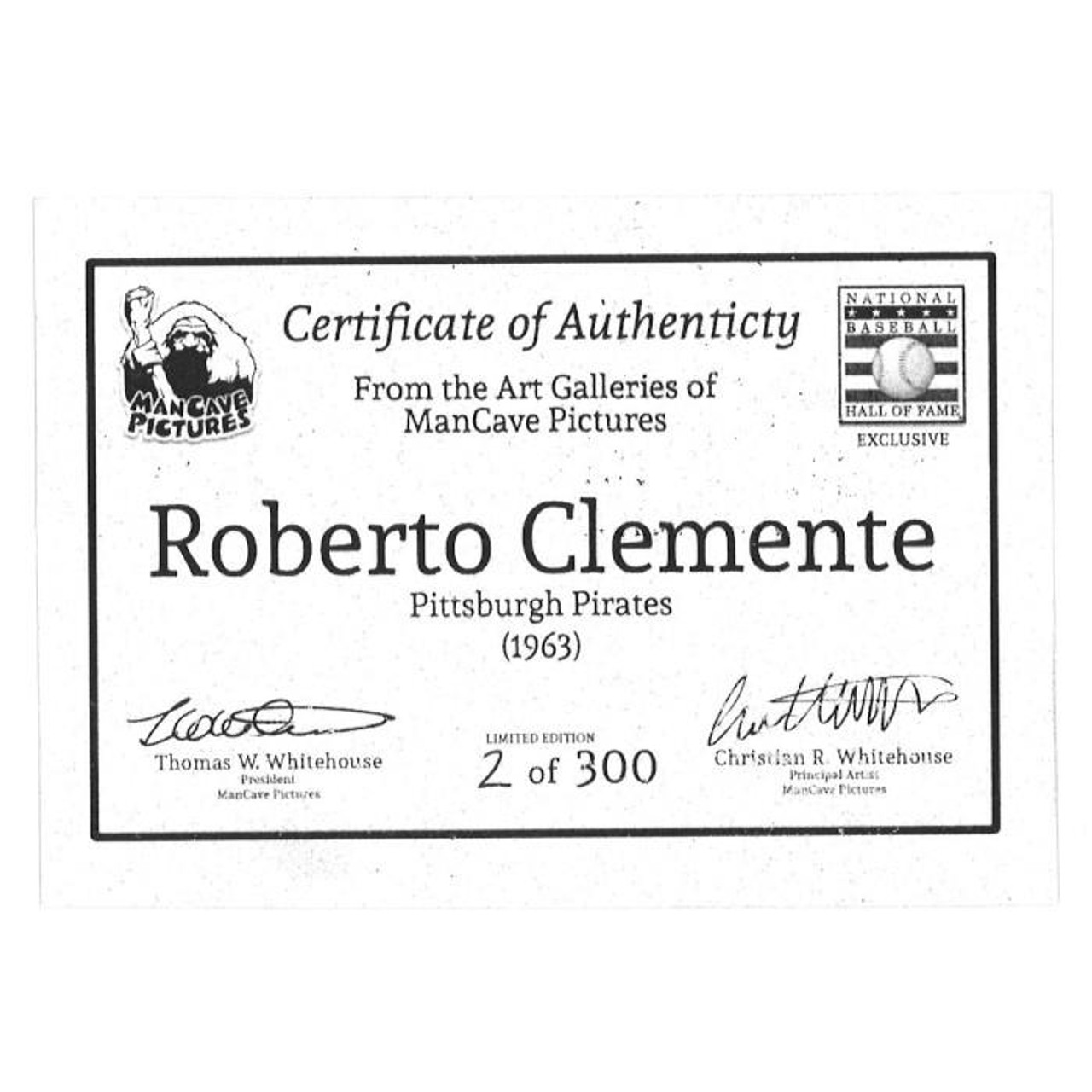 Roberto Clemente Pittsburgh Pirates 12x15 Stats Plaque