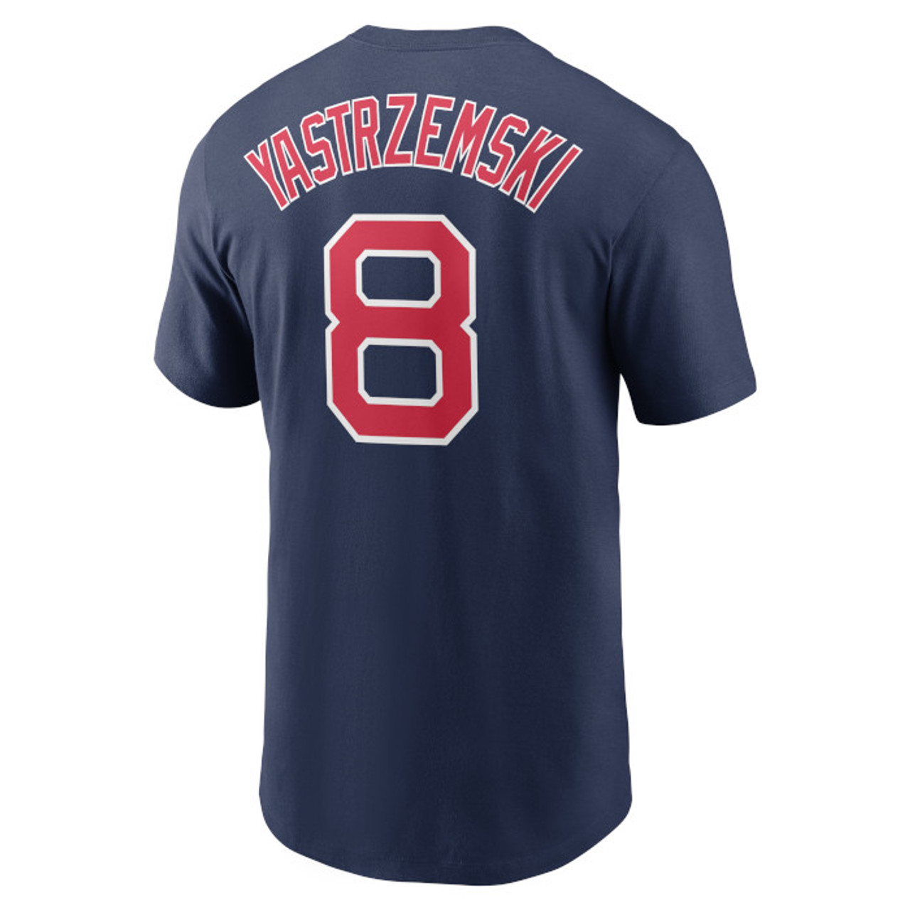 Men’s Nike Carl Yastrzemski Boston Red Sox Cooperstown Collection Name &  Number Navy T-Shirt