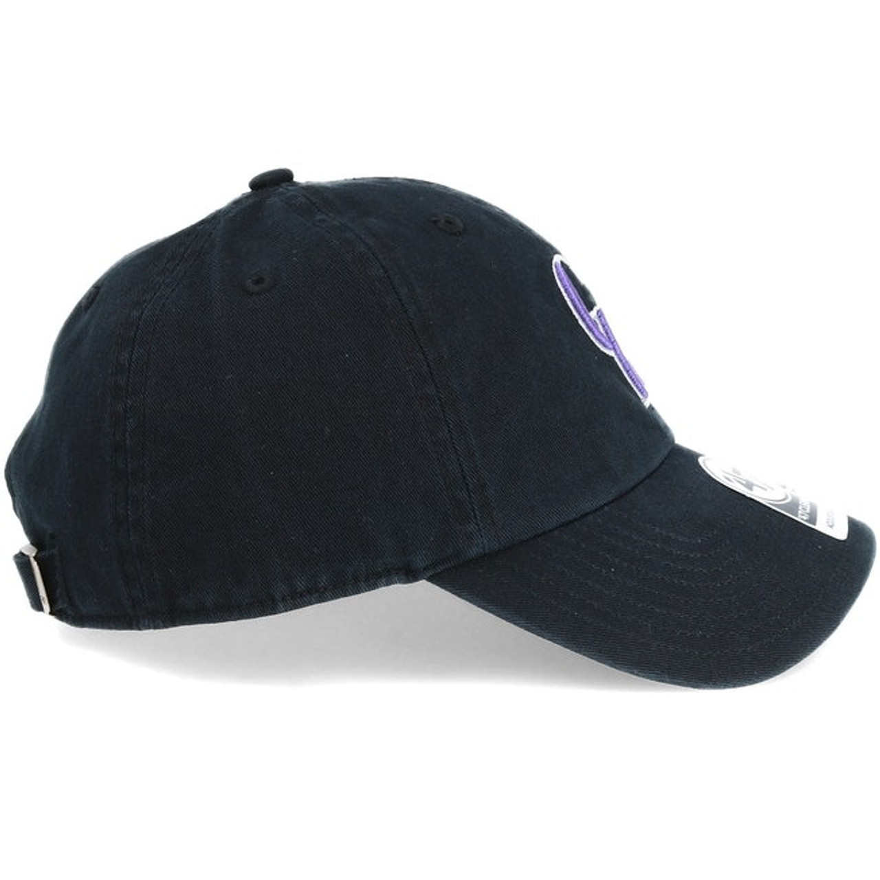 Men's '47 Black Colorado Rockies Cooperstown Collection Franchise Fitted Hat Size: Extra Large