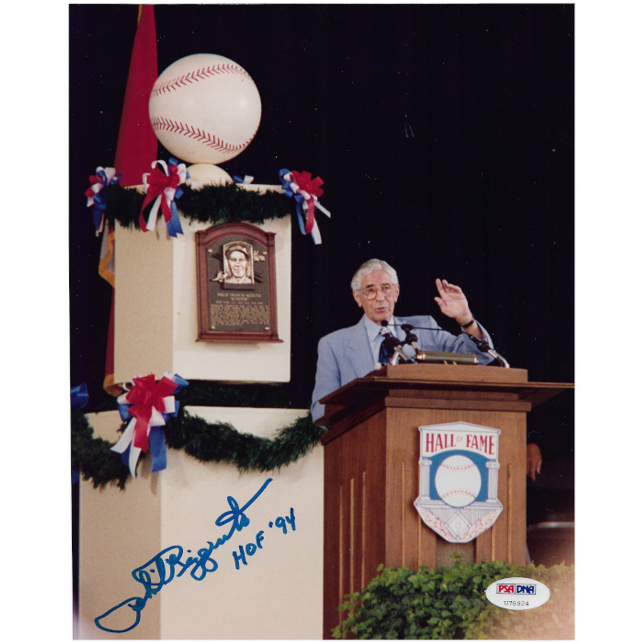 Phil Rizzuto, Hall of Famers