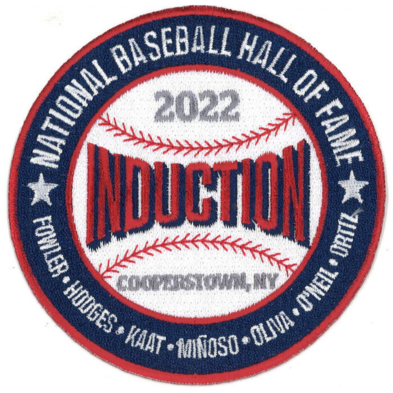 Baseball Hall of Fame 2022 Induction Logo Patch