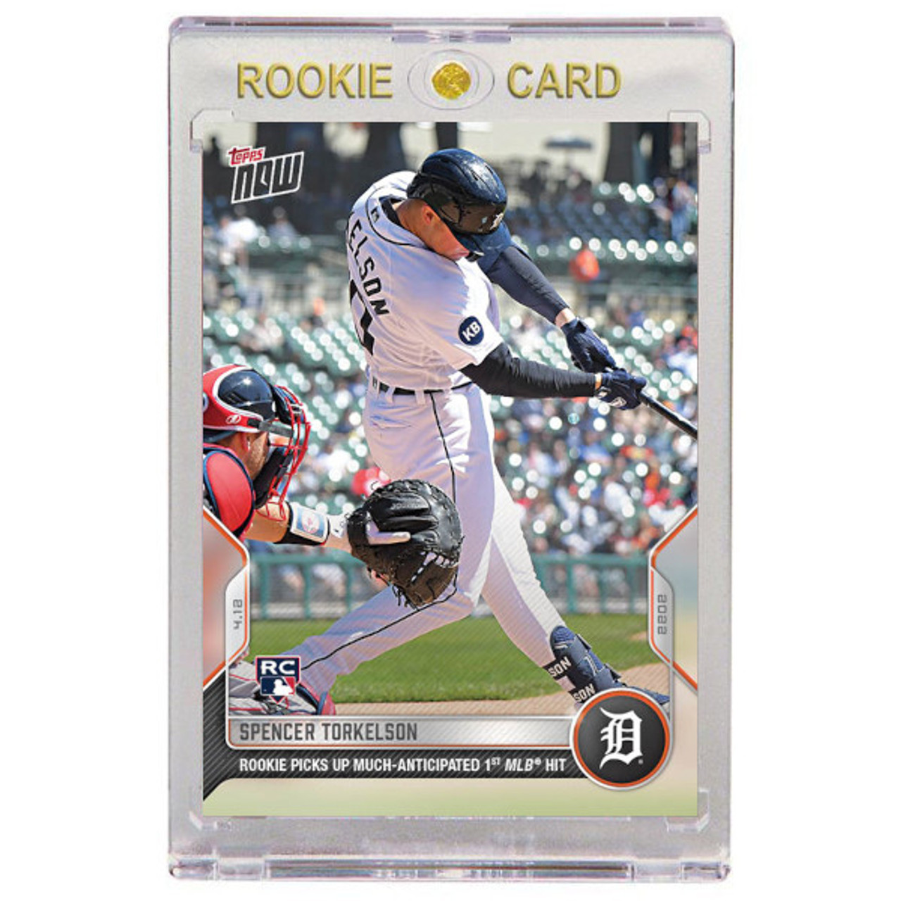 SPENCER TORKELSON ROOKIE CARD Detroit Tigers MOJO REFRACTOR $$ Bowman  Chrome RC!