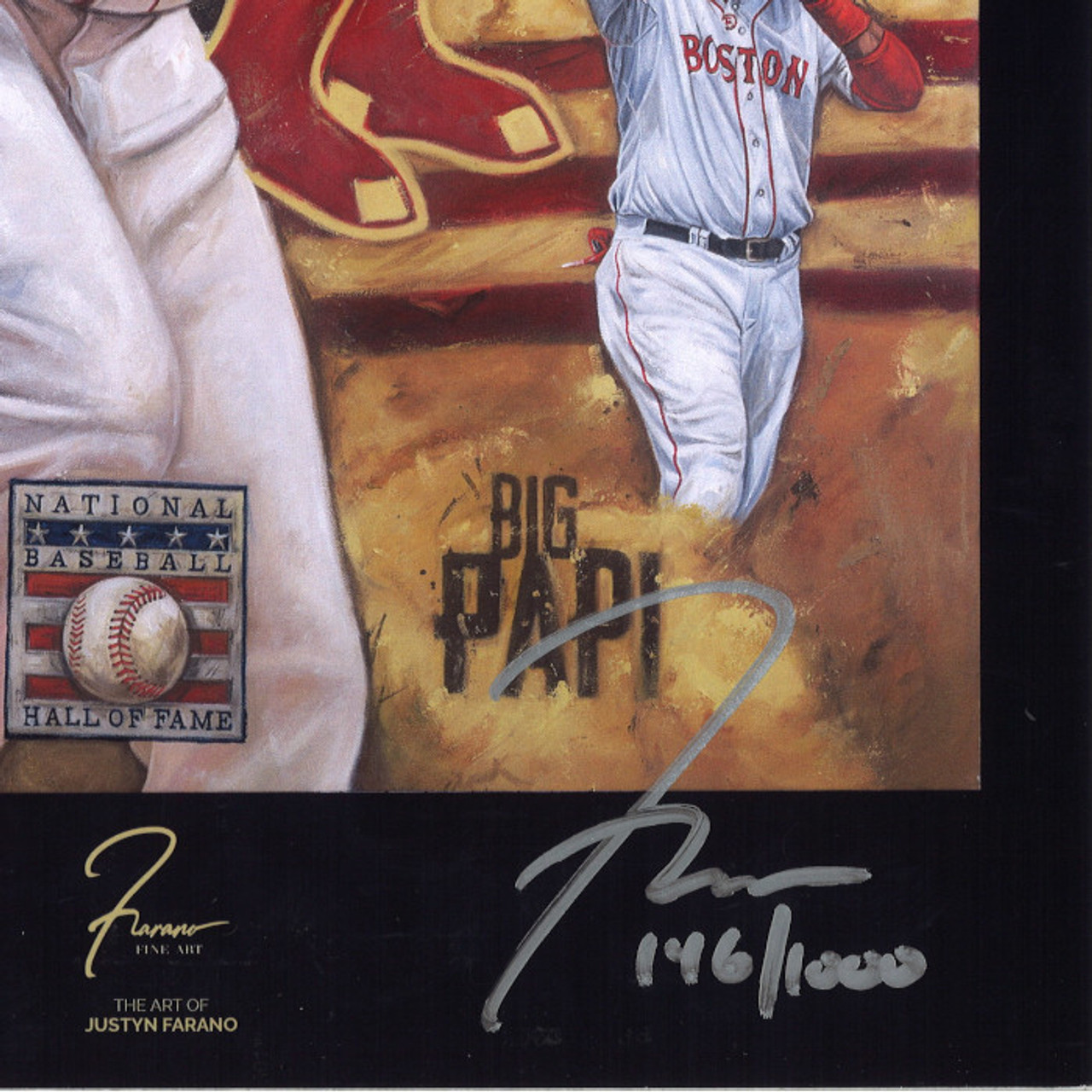 David Ortiz Boston Red Sox Big Papi Hall of Fame signature shirt